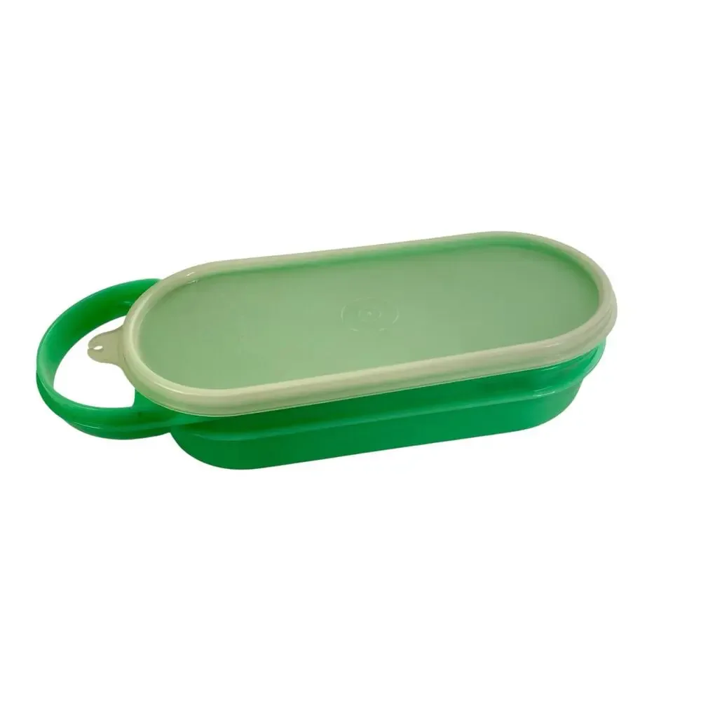 Vintage Tupperware Handy Grater 1375 Jadeite Green Storage Bowl Lid Retro 3 Pc